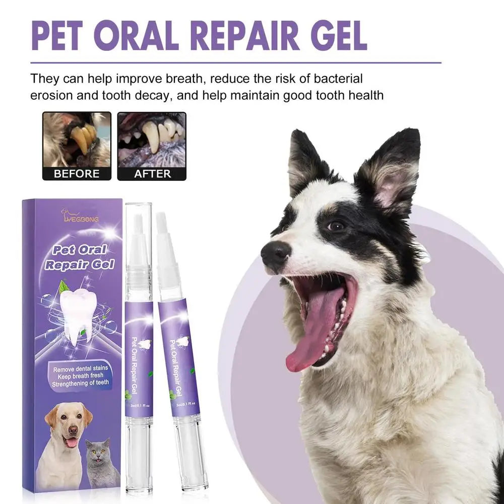 Dog & Cat Teeth Cleaning Gel – Pet Dental Care Solution