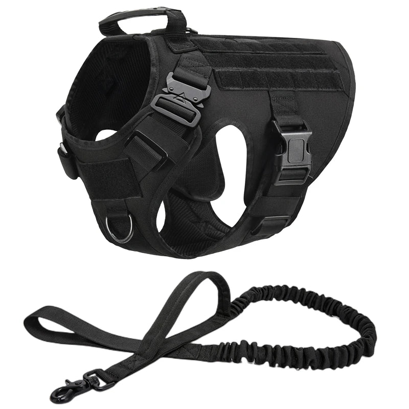 Tactical Dog Harness & Leash Set for All Breeds