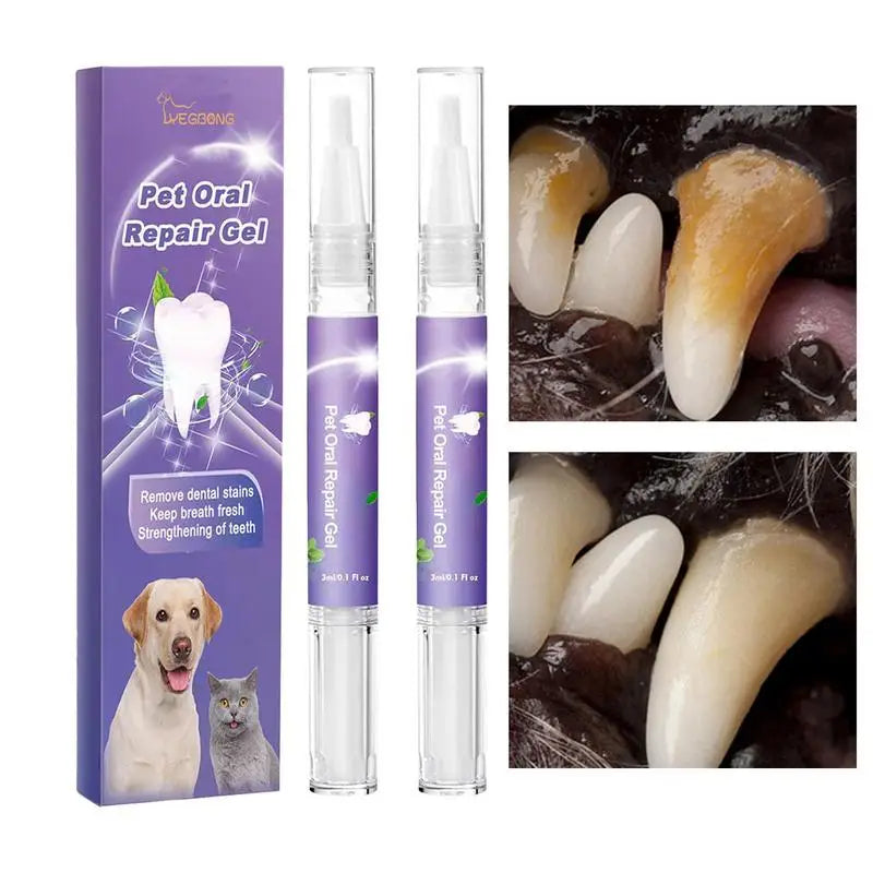 Dog & Cat Teeth Cleaning Gel – Pet Dental Care Solution