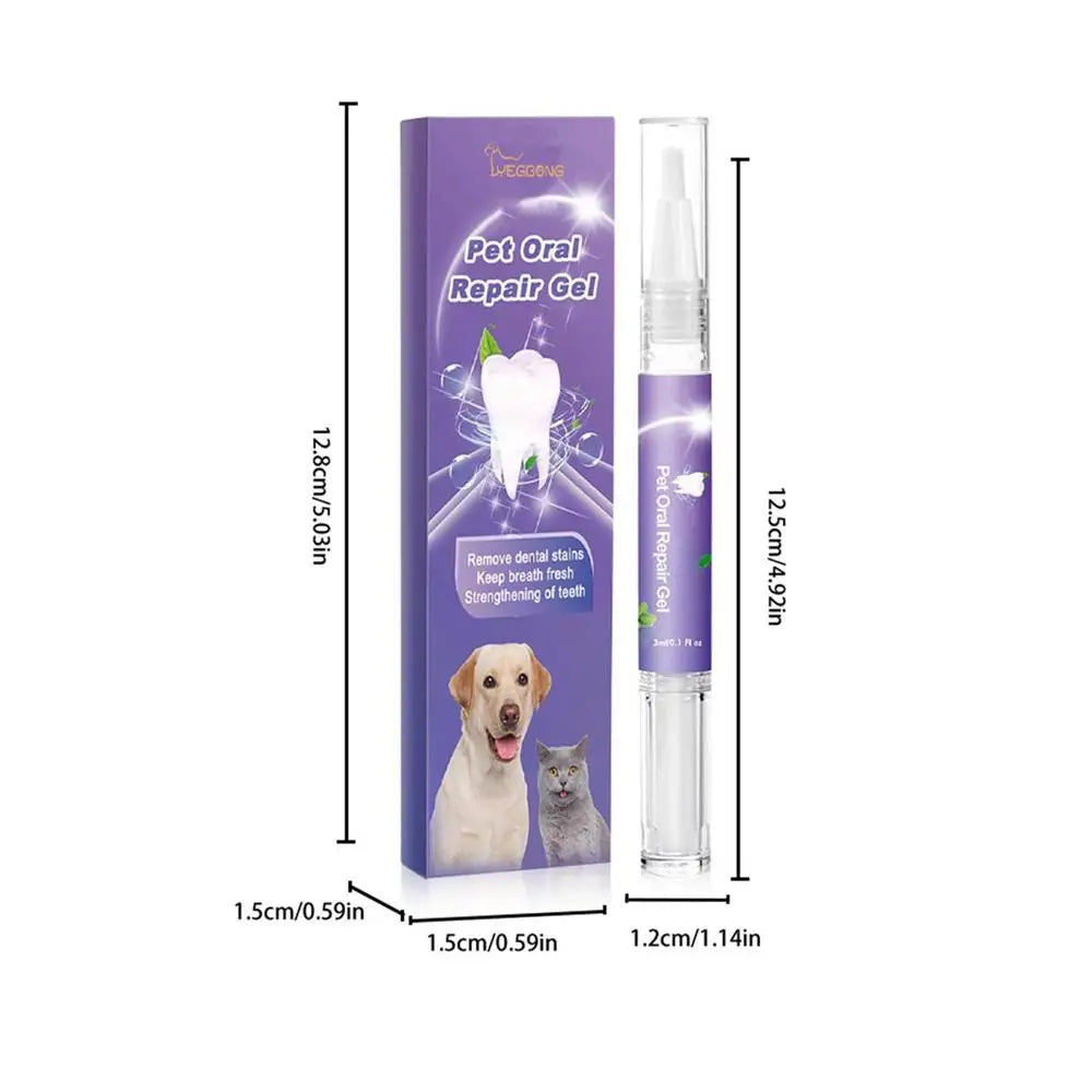 Dog & Cat Teeth Cleaning Gel – Pet Dental Care Solution