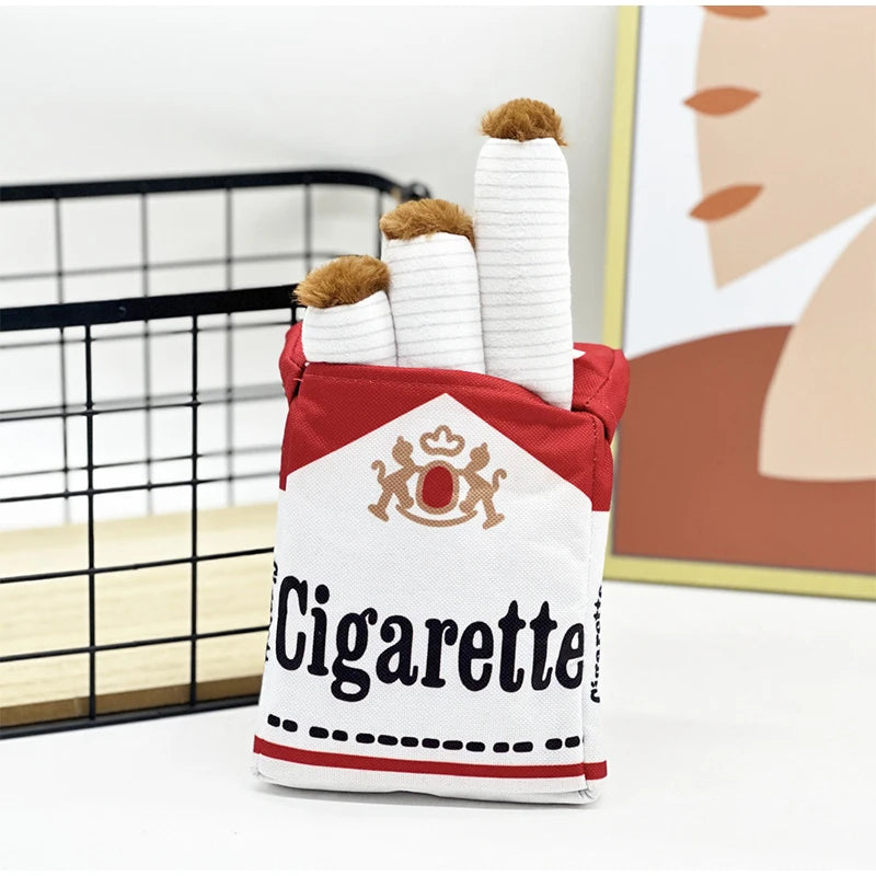 Funny Squeaky Cigar Dog Toy