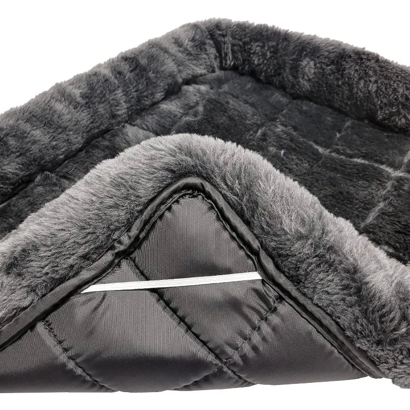 54" Gray Bolster Pet Bed