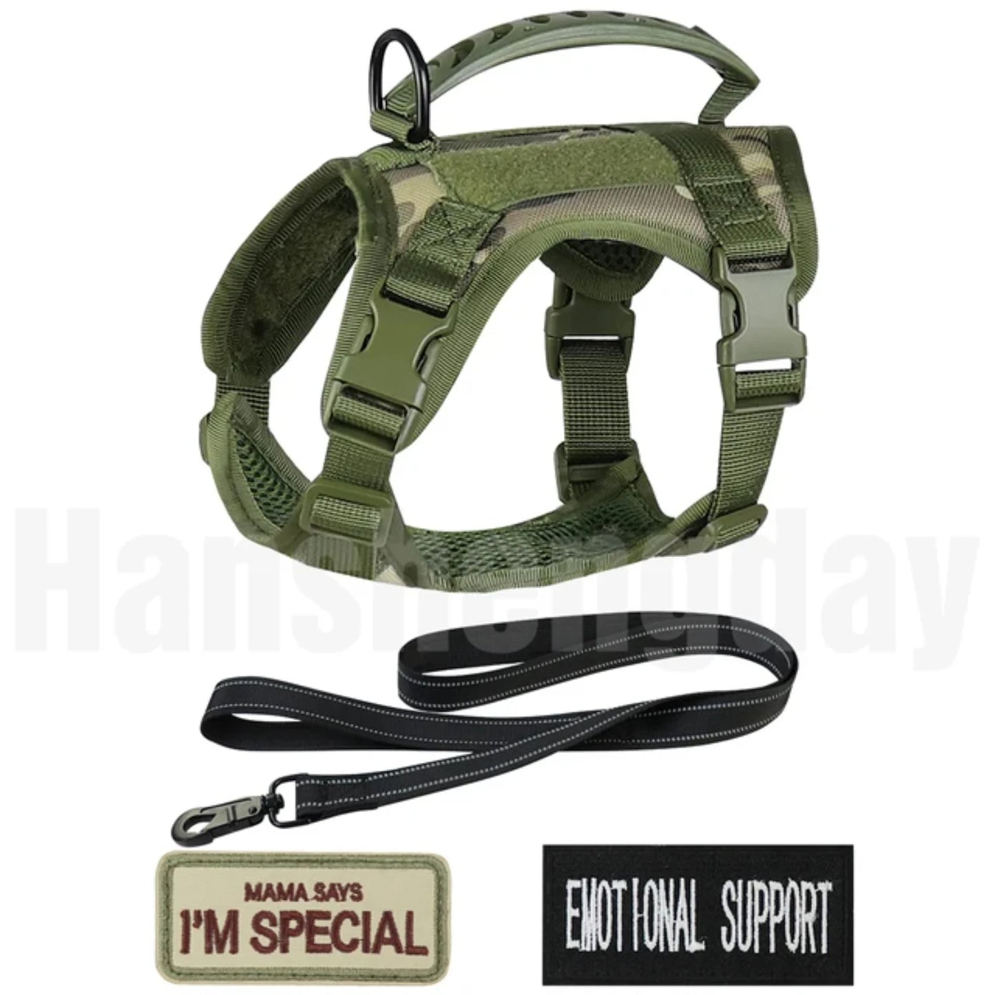 Adjustable Tactical Cat Harness & Leash Set – Breathable Mesh for Cats & Small Dogs