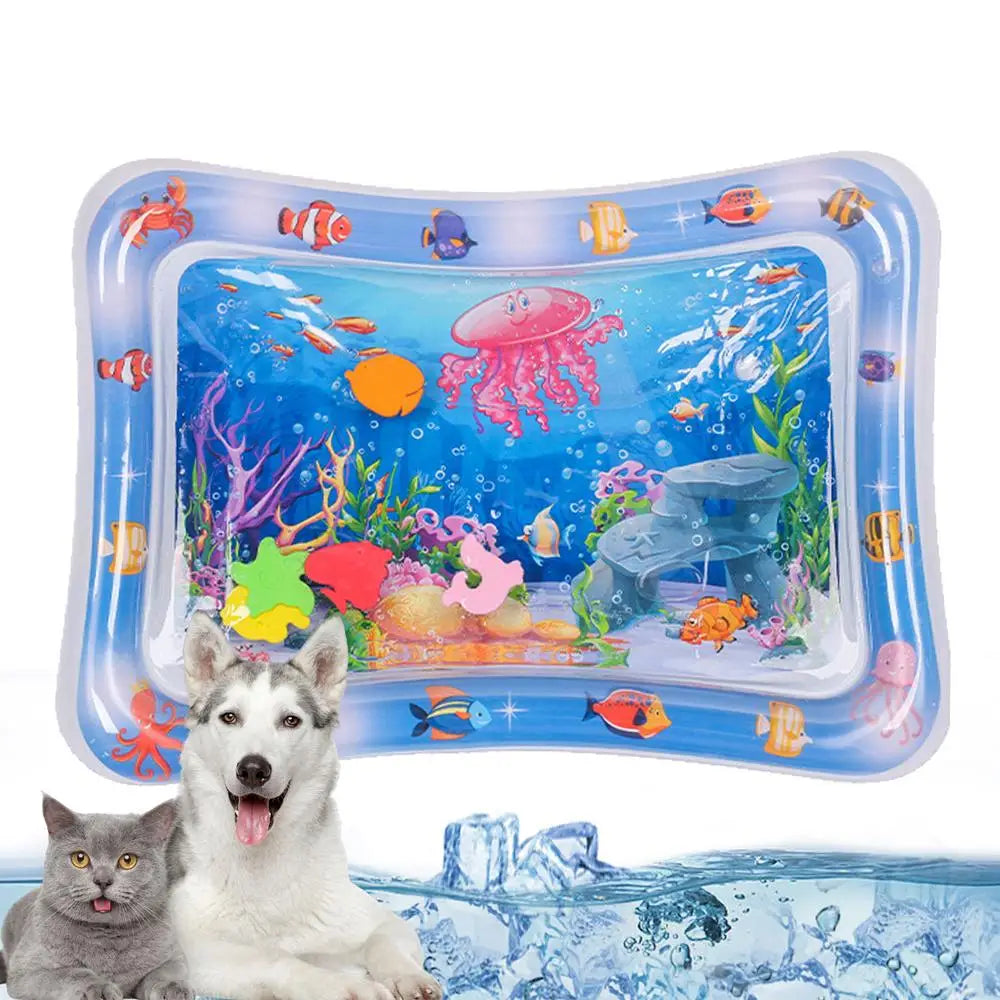 Sensory Water Mat Thickened Sensor Play Water Sensor Cat Mat Pet Supplies Cleaning Cooling Mat Summer Cat Pets Accessories